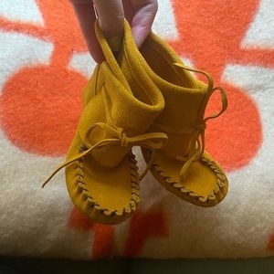 Size 9 Toddler NEW Moccasins - genuine leather, never worn, perfect for gifting